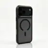 Adecuado para Apple 18 Pro Max, funda de teléfono de alta transparencia con fijación magnética, diseño de airbag para iPhone 17 Pro para protección contra caídas en las cuatro esquinas