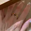 Anillo Popular de Ojo de Tigre de Vid de Xiaohongshu para Mujer, Anillo Abierto para Dedo Índice, Anillo Exquisito de Nicho, Dropshipping