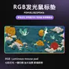 Alfombrilla de ratón con reposamuñecas antideslizante, alfombrilla de escritorio extragrande, fábrica de origen, impresión por transferencia térmica, ilustración de cultura china, personalización de alfombrilla de ratón grande