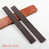 Luz púrpura material de madeira crua aparas de borda ébano ébano placa de madeira maciça madeira ébano preto cordão de mão para artesanato pente de sândalo erhu material quadrado de madeira