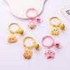 Llavero de caricatura de galleta colgante para funda de teléfono diy colgante para funda protectora de airpods adornos para funda de auriculares llavero