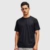 Camiseta Transpirable de Secado Rápido para Hombre en Verano, Corte Holgado, Poliéster Ligero, Cuello Redondo, Manga Corta, Camiseta Deportiva para Correr, Secado Rápido para Exteriores