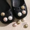 Cuentas de agua dulce planas redondas con forma de panecillo de 25 mm, cuentas sueltas, parches de joyería acrílicos semiredondos, accesorios para pendientes DIY