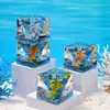 Múltiples Series Nuevas Creativas de Palmeras Temática Oceánica Culturales y Creativas Adornos Pequeños de Escritorio Rellenos de Aceite para Aliviar el Estrés y Regalos Souvenir de Esponja