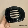 Grampo de Cabelo Delicado com Bolinhas Estilo Coreano, Presilha Grande de Alto Padrão para Penteados Updo na Nuca, Elegante Acessório de Cabelo Tubarão para Meninas