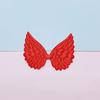 Alas de ángel de satén de doble cara en relieve, hechas a mano, accesorios para el cabello, caja de regalo, accesorios decorativos para ropa, accesorios, alas