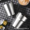 Taza de doble capa de acero inoxidable 304 transfronteriza para hotel, restaurante, antiquemaduras, para niños, para agua, para camping al aire libre, para café, para cerveza