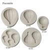 Variedade DIY de balão de ar quente bolo de cozimento molde cozinha assar massa molde de gota de cola decorativa