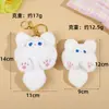Nuevos Accesorios de Peluche de Dibujos Animados Lindos Muñeco Gato Tuanzi Cadena Colgante Llavero DIY Accesorios para Colgar en Mochilas Escolares Venta al por Mayor