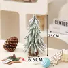 Decoración Navideña Árbol de Navidad 2023 Decoraciones Navideñas Amazon Árbol Pequeño Nevado Árbol Decorativo de Cedro