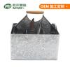 Cesta de almacenamiento de cocina con asa metal cinco compartimentos cesta de almacenamiento para cuchillos y tenedores palillos lámina de hierro galvanizado hierro cesta para cuchillos y tenedores