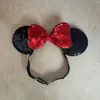 Accesorios para el cabello con lazo de lentejuelas nuevos transfronterizos para niños diadema decorativa de parque de atracciones banda elástica de nailon ajustable para el cabello