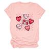 Amazon ebay estación independiente tendencia de ocio estás angustiado camiseta de manga corta para mujer con cuello redondo estampado camiseta básica