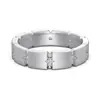 Anillos de Plata de Ley 925 Estilo Influencer de Moda para Hombres y Mujeres, Diseño Único Versátil Anillos Lisos de Plata para Pareja Regalo