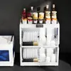 Suporte de Armazenamento de Cozinha Doméstico Esterilização e Desinfecção Ultravioleta Suporte de Escorredor Multifuncional de Bancada para Armazenamento de Louças e Pratos