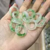 Fabricante de Productos de Jade al por Mayor Anillos de Cuarcita de Hielo Transparente de Alta Calidad, Anillos para Dedos, Anillos de Mano, Anillos de Flor Flotante Tipo Hielo