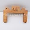Tornillo de cabeza de cerradura de marco de madera para equipaje, boca de madera maciza, mango de madera dorado, tornillo de mango de madera, material de bolso, accesorios
