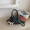 Bolso de Diseño de Nicho Transfronterizo para Mujer Verano 2026 Nuevo Retro Lunares Versátil Bolso de Hombro Cruzado