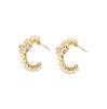 Pendientes de perlas de camelia de Super Fairy de moda para mujer, elegantes, retro, franceses, ligeros, de lujo, de alta gama, combinables con todo.