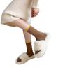 Calcetines de Terciopelo de Visón con Bloques de Color Estilo Japonés para Otoño e Invierno para Mujer, Calcetines Cálidos de Confinamiento, Calcetines de Media Caña Gruesos de Terciopelo Personalizados de Moda