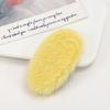 Estilo coreano nuevo otoño e invierno colorido todo-fósforo geométrico ovalado felpa pasador BB clip para flequillo lateral pasador accesorios para el cabello