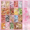 Libro de Pegatinas Troqueladas de Alta Calidad: Dúo Sueño Dulce, Estilo Vintage Japonés, Material para Diario DIY, Collage de Tarjetas para Parte Trasera del Teléfono