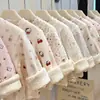 Chaquetas Acolchadas de Algodón Gruesas para Niñas Otoño e Invierno, Tops Cálidos de Manga Larga para Bebés Niñas, Ropa Acolchada de Algodón, Uniformes Escolares para Niños, Ropa para Niños