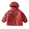 Ropa de Abrigo Estilo Chaqueta de Esquí de Invierno para Niños 2026 Ropa Nueva de Invierno Chaqueta Gruesa de Algodón con Forro Polar para Niños de Edad Media y Mayores Niños Modernos