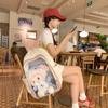 Muñeca Transparente 40cm Bolsa de Dolor Bolsa de Bebé Mochila Japonesa Mochila Escolar Sandwich Estudiante Gran Capacidad Mochila para Niñas