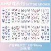 Pegatinas de Tatuaje de Mariposas Coloridas en Stock, Estilo de Alta Gama para Mujeres, Impermeables y de Larga Duración, Pegatinas de Tatuaje Realistas para Brazo y Clavícula, Personalizables