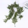 Simulación transfronteriza planta pino y ciprés flor larga ratán verde decoración de Navidad manualidades de pared exterior combinación de flores