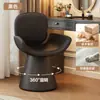 Taburete de Maquillaje Estilo Vintage, Silla de Maquillaje Giratoria, Dedicado para Salón de Uñas, Vestidor, Habitación de Niñas y Tocador con Respaldo
