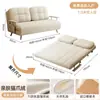 Cama plegable de cuero encerado, sofá perezoso, doble propósito, individual o doble, adecuada para apartamentos pequeños, salas de estar, balcones, y con un estilo vintage