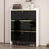 Armário de Sapatos Ultrafino para Uso Doméstico, Armário de Entrada com Tampa Flip-Top, Liquidação Especial, Armário Simples para Hall de Entrada, Armário de Armazenamento de Grande Capacidade