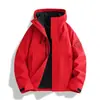 Chaqueta de hombre tres en uno de dos piezas para exteriores, cortavientos, impermeable, de montañismo, chaqueta para mujer, nuevo estilo de otoño e invierno, chaqueta tipo concha