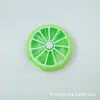 Caja de Pastillas Mini Portátil de una Semana con 7 Compartimentos, Prensa Giratoria, Dispensador de Pastillas, Caja de Plástico para Medicamentos, Estampado de Frutas