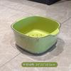 Cesta de drenaje de dopamina de doble capa, bonita cesta de frutas para el hogar, filtro de agua para limpieza, plato de fruta espesado dos en uno, cesta para lavar verduras