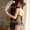 Lindo Conjunto de Lencería Estilo Girly con Diseño Calado, Lencería Sexy de Encaje de Pestañas de Taobao