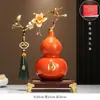 Adornos de Calabaza Doble Fulu Estilo Chino Nuevo Decoración de Pantalla de Entrada de Sala de Estar de Gama Alta Regalo de Mudanza de Oficina Casa Nueva