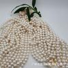 Perlas de Concha, Cuentas de Concha, Perlas Redondas de Concha, Cuentas Sueltas Blancas y de Colores, Accesorios para Joyería, Cuentas de Concha Blancas y Multicolor