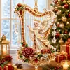 Atrapasoles de Arte Diamante Navideño Pintura Estilo Diamante Acrílico Navideño F