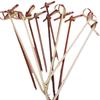 Palillos Decorativos de Flores, Palillos de Bambú para Flores de Discoteca, Palillos Creativos para Frutas, Palillos Anudados, Palillos Desechables Creativos de Bambú para Frutas, Ecológicos