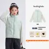 Pudding Haru Ropa de Invierno para Niños Ropa Infantil para Niñas Top a Prueba de Tres Cosas 2026 Nuevo de Invierno Chaqueta de Plumas Patchwork para Niños Abrigo Cálido