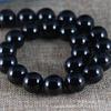 Fornecimento de fábrica de joias A bens vermelho/preto ágata contas redondas contas soltas DIY pulseira de cristal contas produtos semi-acabados atacado