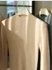 Lavável à máquina, suéter de lã merino ultrafina de 60 contagens, malha sem costura de dupla torção de calibre 18, gola alta básica para mulheres, nova coleção de outono