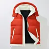 7967 Moda Estilo Quente Falso Duas Peças Jaqueta de Algodão com Capuz Removível Masculina Outono e Inverno Quente e à Prova de Frio Top Novo 2025