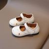 Sapatos de Couro Infantis 2026 Nova Coleção Primavera e Outono Estilo Chinês Sapatos de Princesa Florais para Meninas, Sapatos Individuais Versáteis para Crianças Maiores, Modernos