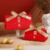 Caja de Azúcar Caja de Dulces de Boda Modelo Nuevo de Alta Gama 2026 Bolsa de Dulces de Boda Celebridad de Internet Caja de Regalo Caja Vacía