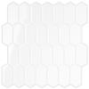 Adesivos de Azulejo Hexagonais Autoadesivos Estéreo Espessados Anti-Óleo para Paredes Adequados para Lavatórios de Cozinha e Restaurante