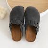 Pantuflas Infantiles 2024 Zapatos de Niña Boken Pantuflas Planas Zapatos Infantiles Puntera Zapatos de Medio Uso